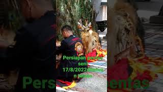 ritual persiapan pentas reog 17/8/2022