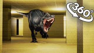 VR 360° Tyrannosaurus Rex in Backrooms (secret footage)