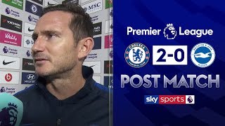 "We dominated Brighton today!" | Frank Lampard Post Match | Chelsea 2-0 Brighton