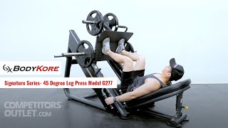 BodyKore Signature Series 45 Degree Leg Press G277