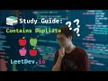 Contains Duplicate | Coding Interview Question and Answer Study Guide