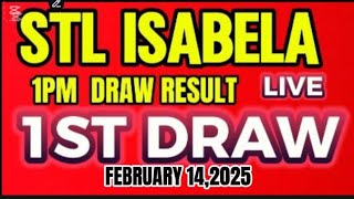 STL ISABELA 1PM DRAW RESULTS FEBRUARY 14,2025