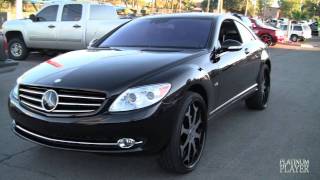 MERCEDES BENZ CL 600 on 24 INCH FORGIATOS- SIN CITY SERIES