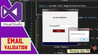 Email Validation in Visual basic