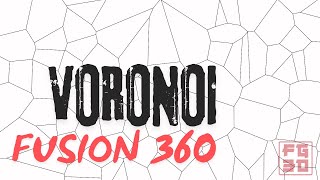 Voronoi en fusion 360