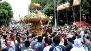 平成２２年　大井・鹿嶋神社　例大祭　宮本神輿宮入り