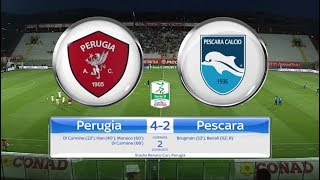 PERUGIA – PESCARA 4-2, gli highlights