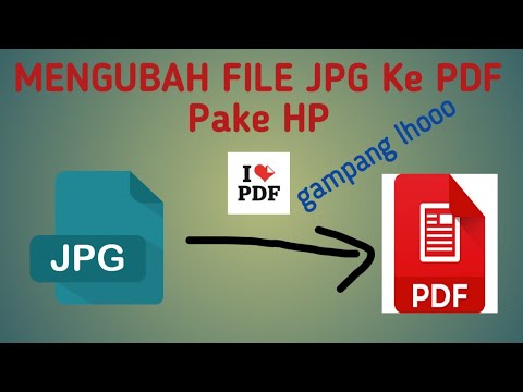 Cara Merubah File JPG Ke PDF Menggunakan Android - YouTube