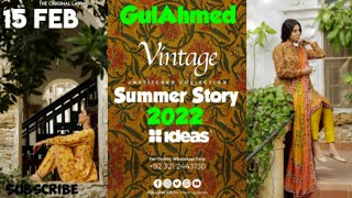 GulAhmed Vintage Collection 2022#gulahmed#2022#summer#brand#lawn#viral