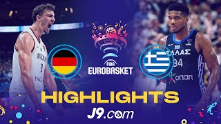 Germany 🇩🇪 - Greece 🇬🇷 | Quarter-Final | Game Highlights - FIBA #EuroBasket 2022