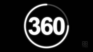 360 Second Countdown Timer with clock Ticking sound & Finish alarm beep #timer #clock #countdown