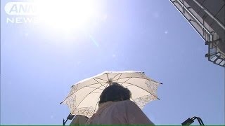 列島各地で「真夏日」　今年一番の暑さに(14/05/28)