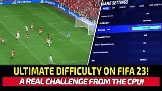 [TTB] TESTING OUT ULTIMATE DIFFICULTY ON FIFA 23 - MATT10'S SLIDERS MAKE IT FAR MORE RESPECTABLE!