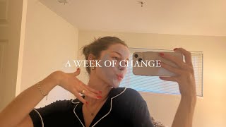 Weekly vlog- handling change, starting a new job,  and  new routines