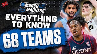 Know All 68 March Madness Teams in 15 Minutes!