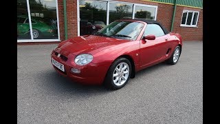 SOLD - 2000 MG MGF 1.8i 2dr Roadster Convertible classic car For Sale in Louth Lincolnshire