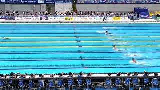 第99回日本選手権水泳競技大会　#男子100m平泳ぎ　#B決勝