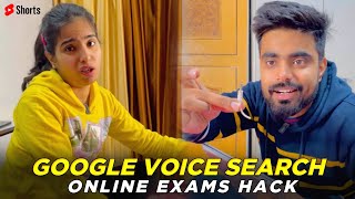 Google Voice Search ~ Online exams Hack 😂 ~ Applicable for Mic Mute 🤫 ~ Dushyant Kukreja #shorts