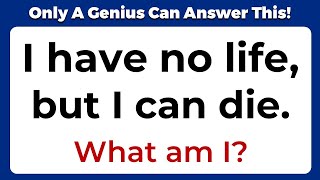 ONLY A GENIUS CAN ANSWER THESE 10 TRICKY RIDDLES | Riddles Quiz - Part 12