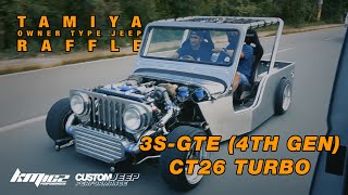 Owner Type Jeep Cavite | 3S-GTE POWERED TAMIYA | KMigz Performance x CustomJeepPerformance Media Day