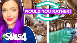 Would You Rather? Sims 4 Build Challenge Edition