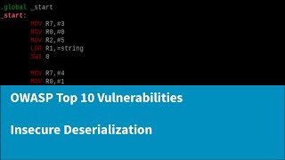 An Introduction to OWASP Top 10 Vulnerabilities - Insecure Deserialization