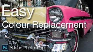 Easy Way to Replace a Colour in Photoshop