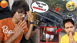 Sourav Joshi React On Mr Indian Hacker Accident 😱 || Dilraj Rawat Accident || Sourav Joshi vlogs