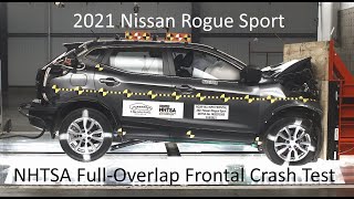 2021-2022 Nissan Rogue Sport / Qashqai NHTSA Full-Overlap Frontal Crash Test