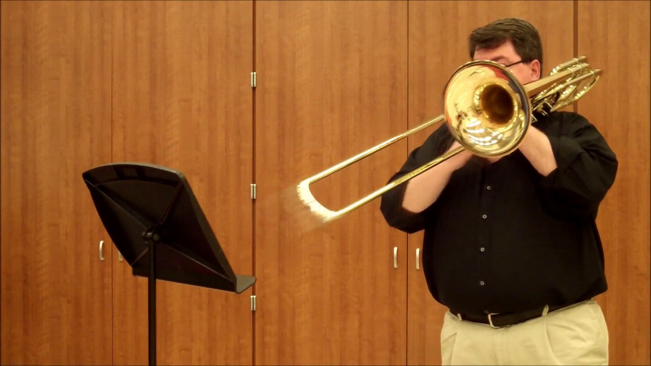 OMEA All-State Etude - Bass Trombone. Grigoriev/Hawes #35 - YouTube