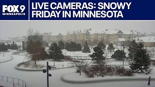 LIVE CAMERAS I Snow in Minnesota on Valentine's Day