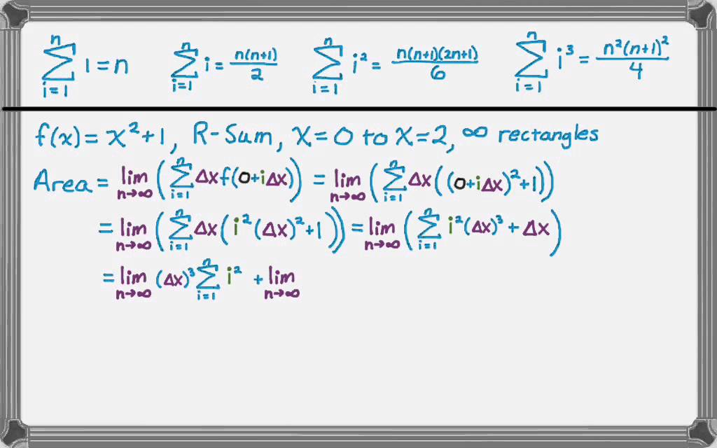 Limit Of A Riemann Sum - YouTube