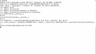 Normalize CIFAR10 Dataset Tensor
