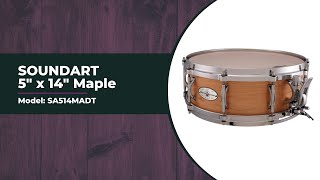 5 x 14 SoundArt Unibody Maple Snare Drum