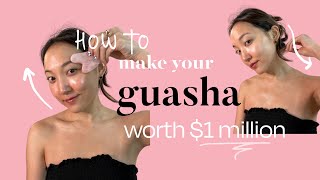 How to Make Your $10 Guasha Worth a MILLION | BONUS: 3 min daily exercise for anti-aging & lifting