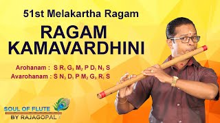 Ragam Kamavardhini | How to play Kamavardhini ragam in Flute | Soul Of Flute By Rajagopal