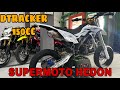 Supermoto hedon || Kawasaki dtracker 150 cc  Ready stok di kjm peknbaru