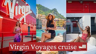 Virgin Voyages cruise vlog / Scarlet Lady / Cruise around the Mediterranean sea / Part 1