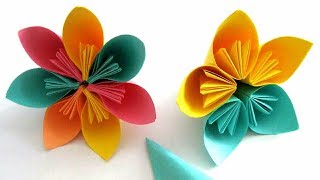 Origami Flower: How to Make a Kusudama Paper Flower (Step by Step)