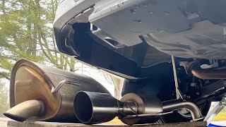 Nameless Performance axelback exhaust for 2024 Subaru Legacy (sound test)