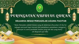 Peringatan Nuzulul Qur'an 17 Ramadhan 1445 H Masjid Al-Mahkamah - Pengadilan Agama Pacitan