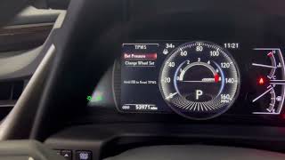 Steps to Reset 2019 Lexus ES Tire Pressure System - Lexus TPMS