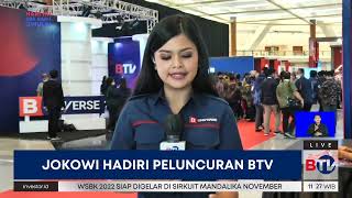Hadiri Peluncuran BTV, Jokowi Ingatkan 3 Tantangan di Tengah Ketidakpastian Global