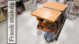 Making New Tables for the Surface Sanding Machine