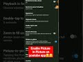Picture in Picture on youtube app with ios & android👍. #pictureinpicture