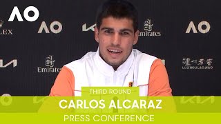 Carlos Alcaraz Press Conference (3R) | Australian Open 2022