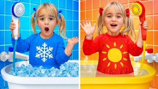 Alice and Auntie – Hot vs Cold Challenge