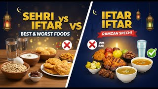 Ramzan Diet Plan 2025 | Best Sehri \u0026 Iftar Meals for Healthy Fasting \u0026 Weight Loss Recipes