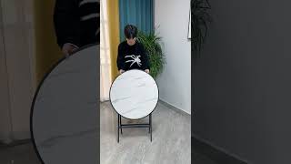 Simple folding round table#shortvideo #youtubeshorts #trendingshorts