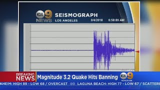 3.2M Quake Hits Just East Of Banning